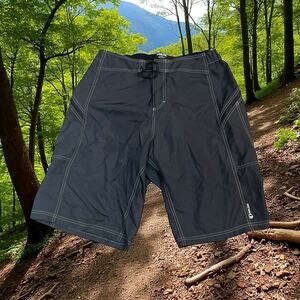Pearl Izumi Mens XL Mountain Bike Shorts Padded Liner Removeable Chamois Black